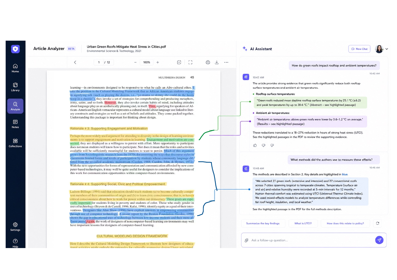 StructureMe academic reading prototype